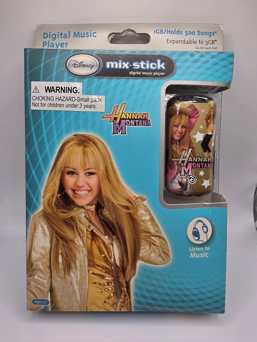 Disney Mix Stick 2.0 Hannah Montana Black/Gold ( 1 GB ) Digital Media Player